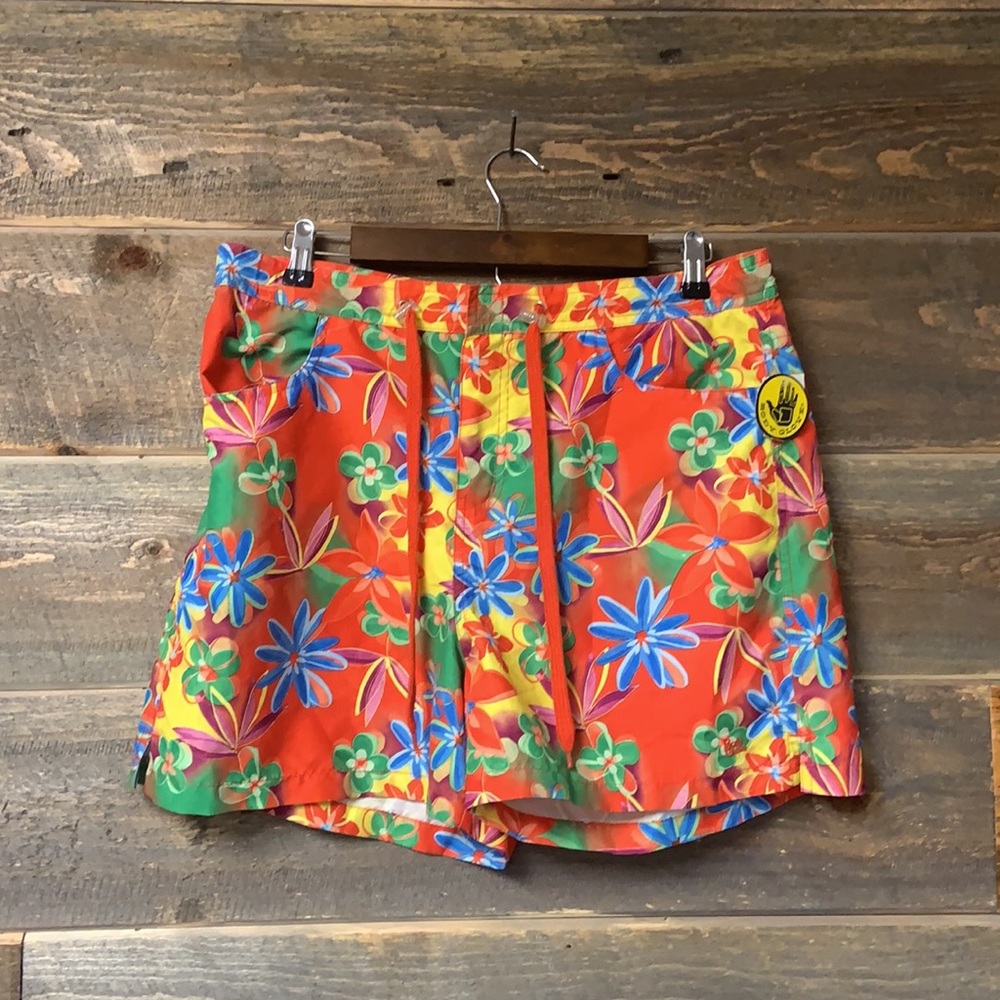 Body Glove Floral Board Shorts NWT Large